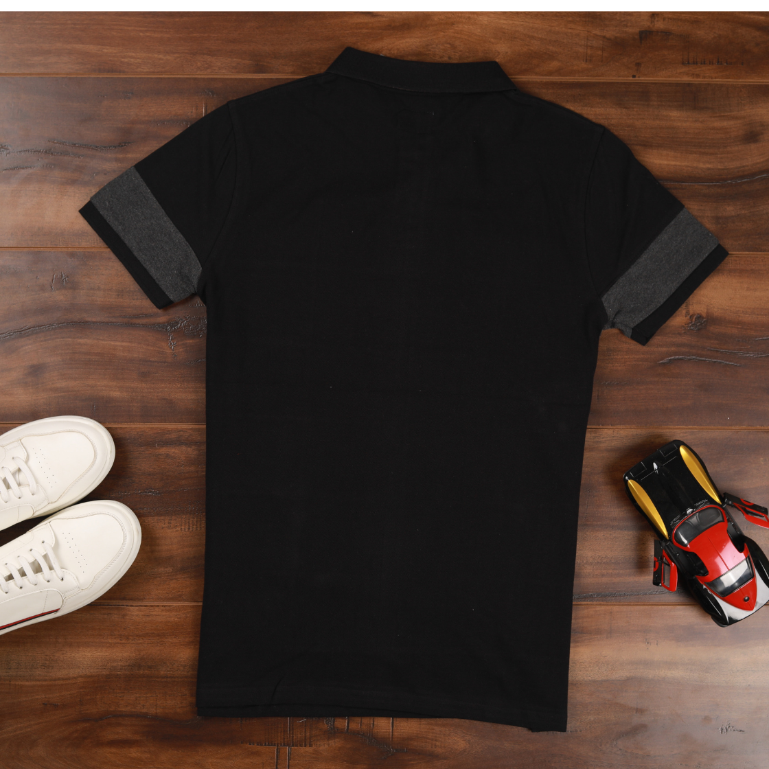 Black Color Polo T-shirt