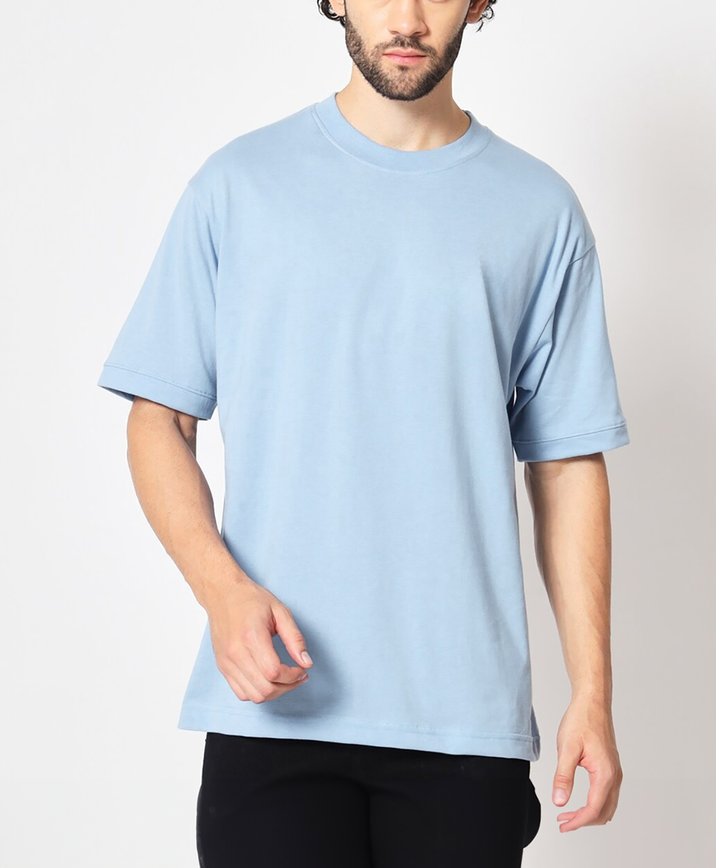 Lite Blue Color Oversized Tshirt
