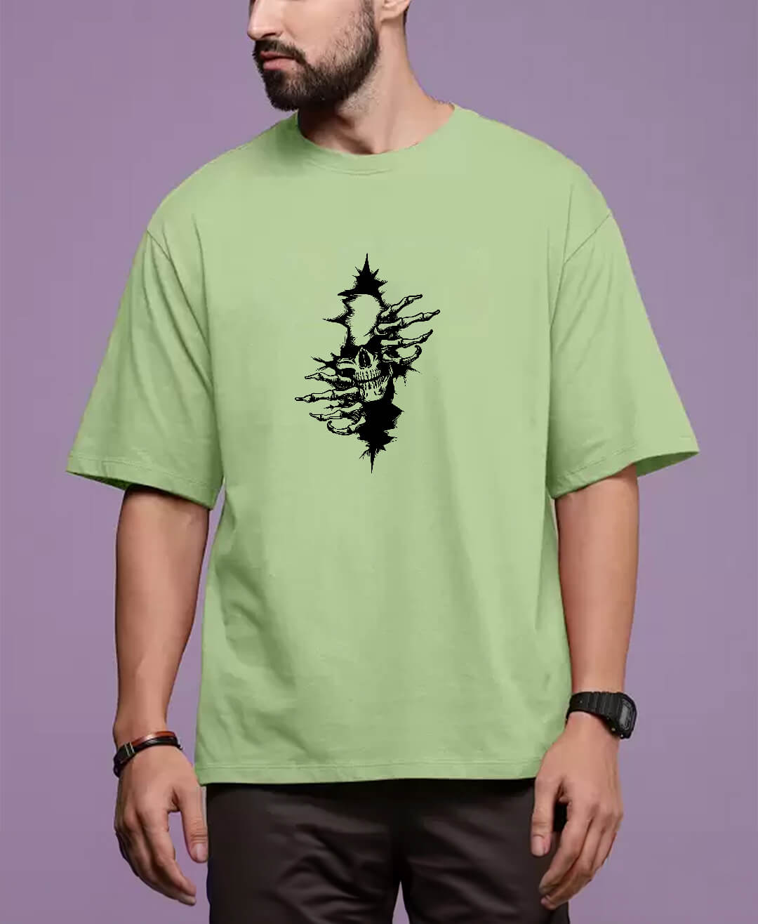 demon slayer t shirt-Oversized Tshirt