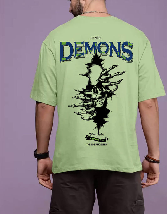 demon slayer t shirt-Oversized Tshirt
