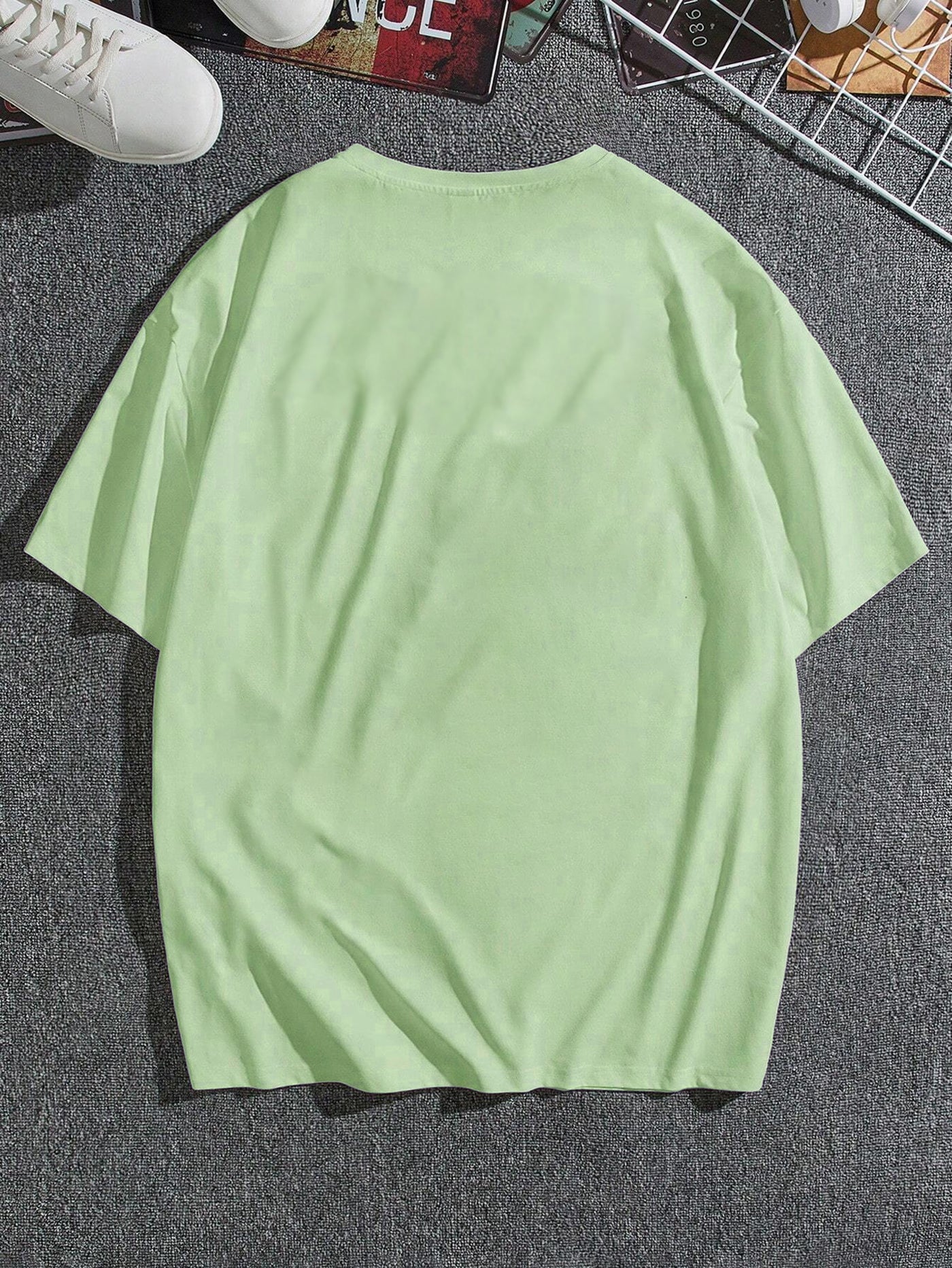 Lite Green Color Oversized Tshirt