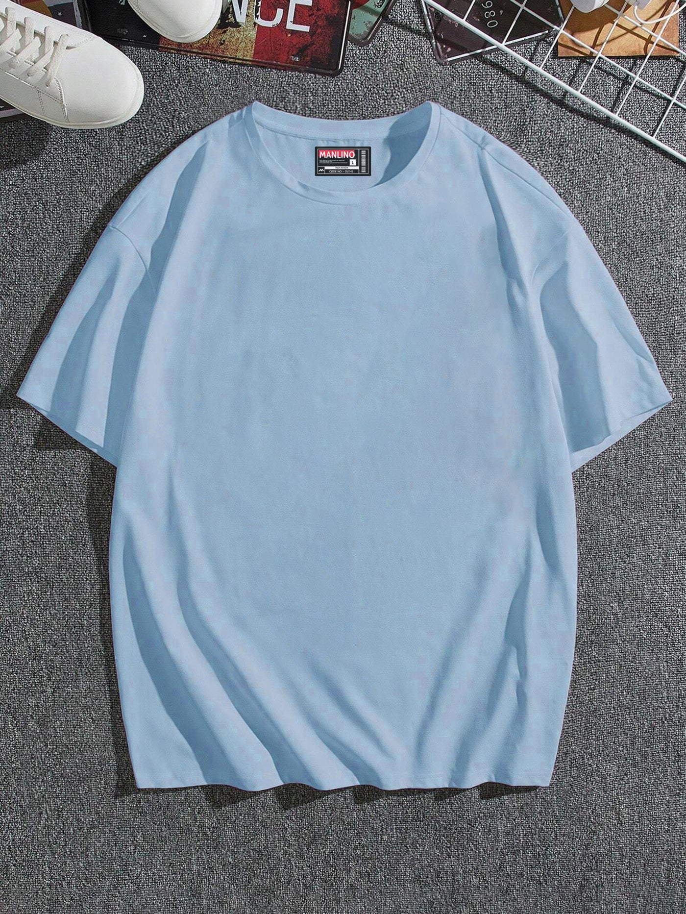 Lite Blue Color Oversized Tshirt