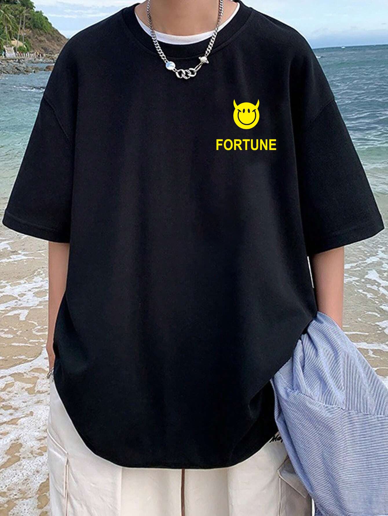 Chinese Text - Ovesized Tshirt