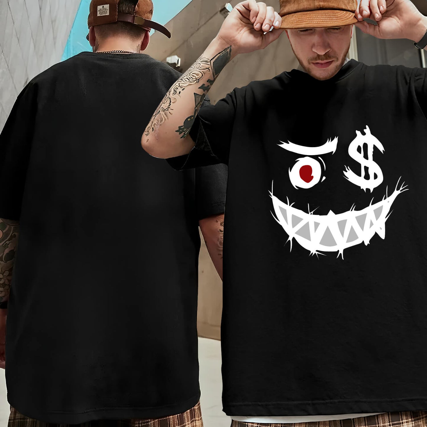 Fake Smile - Oversized Tshirt