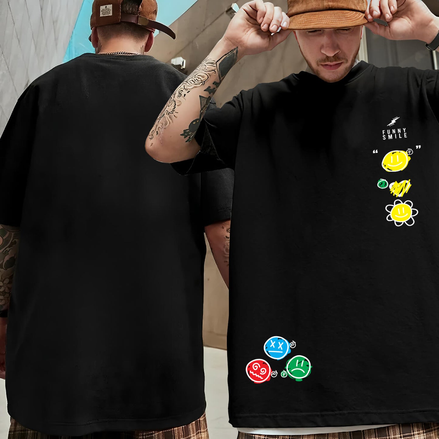 Smile Mood - Oversized Tshirt