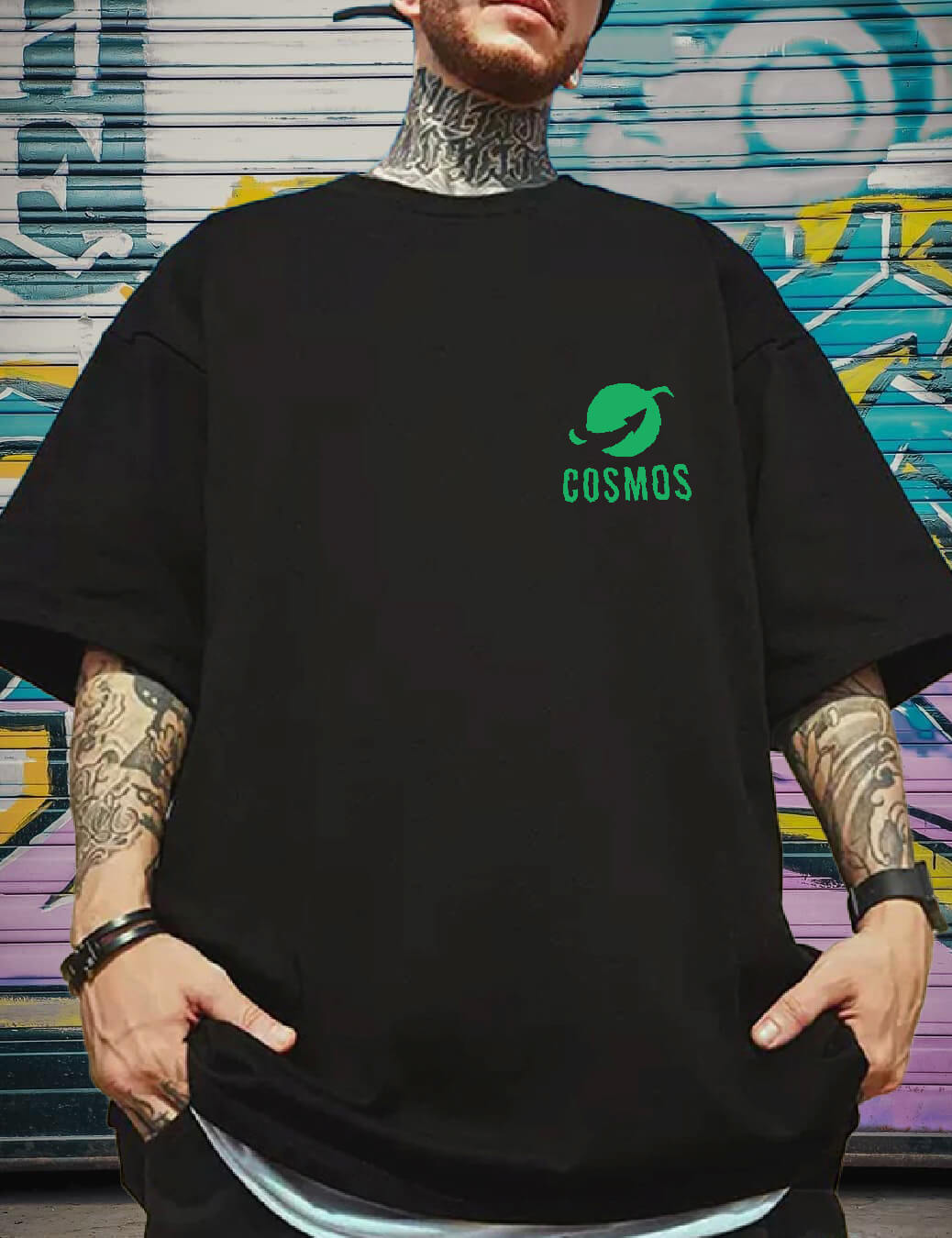 space - oversized t-shirt