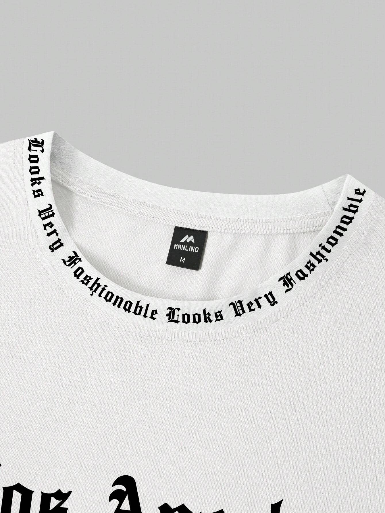Neck print - round neck T-shirt