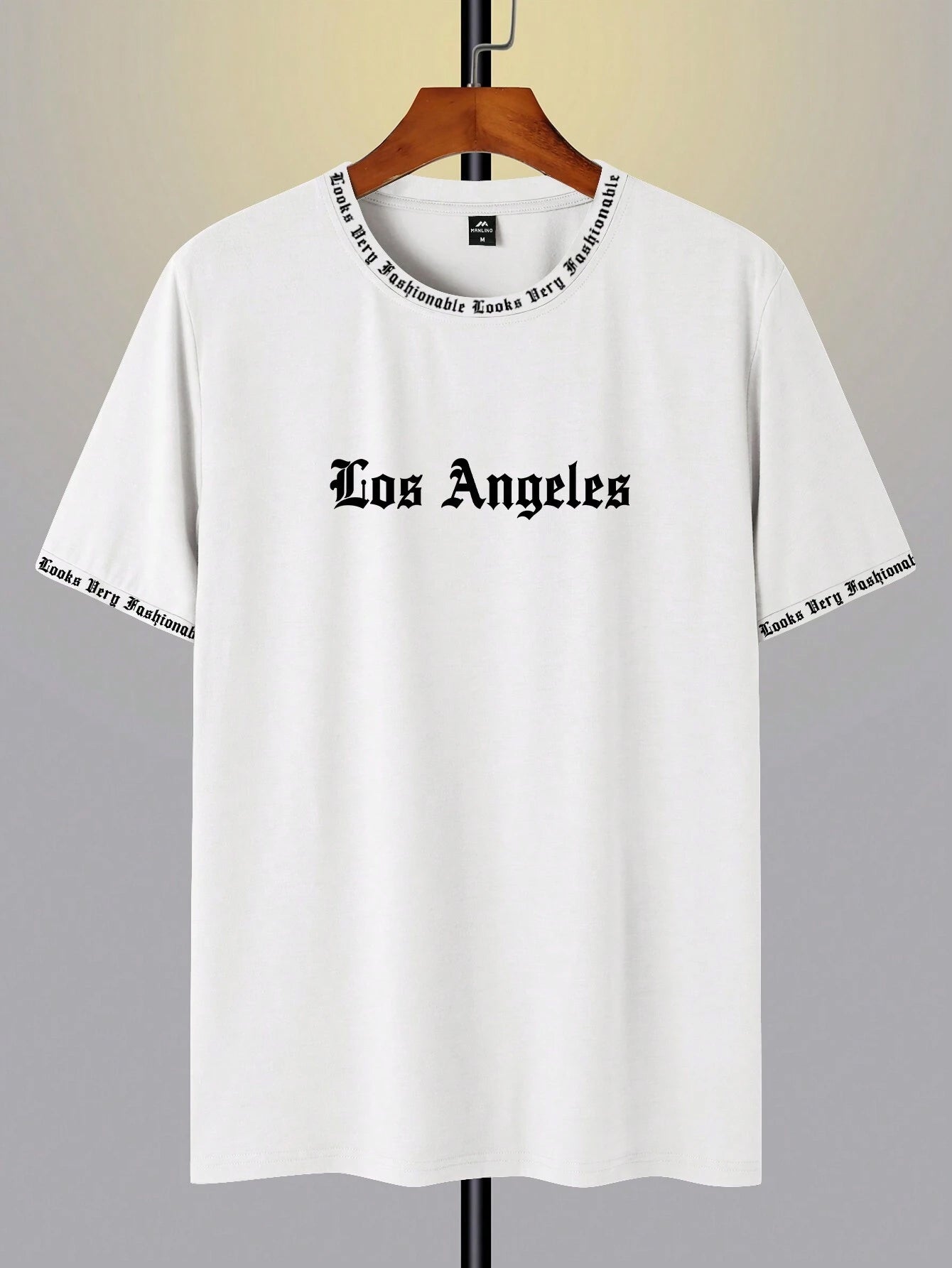 Neck print - round neck T-shirt