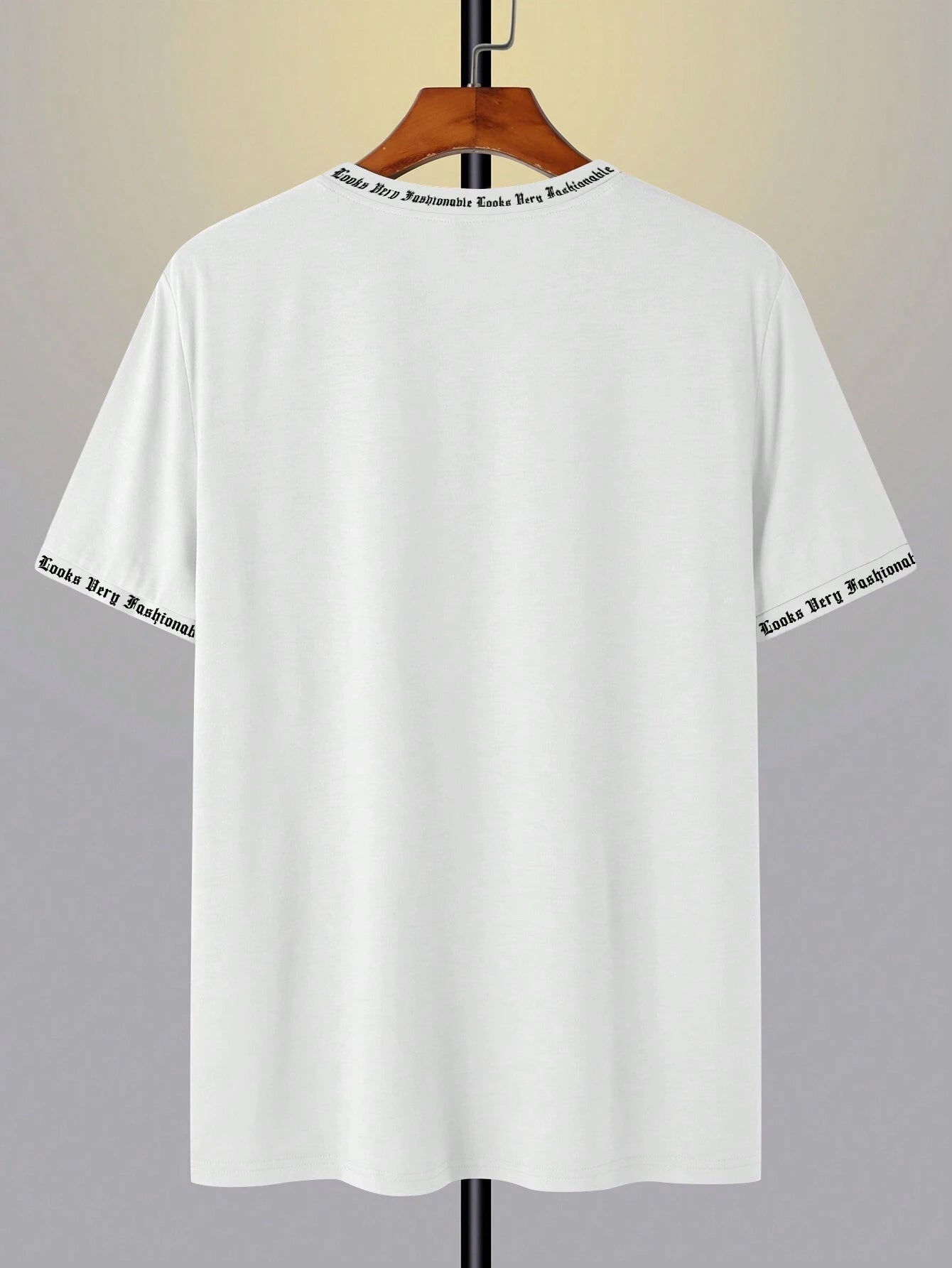 Neck print - round neck T-shirt