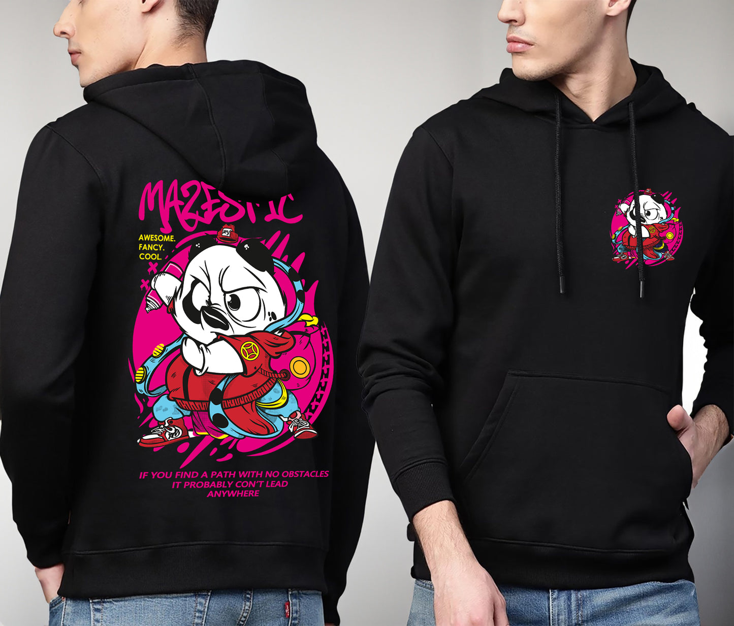 Pink Panda - Hoodie