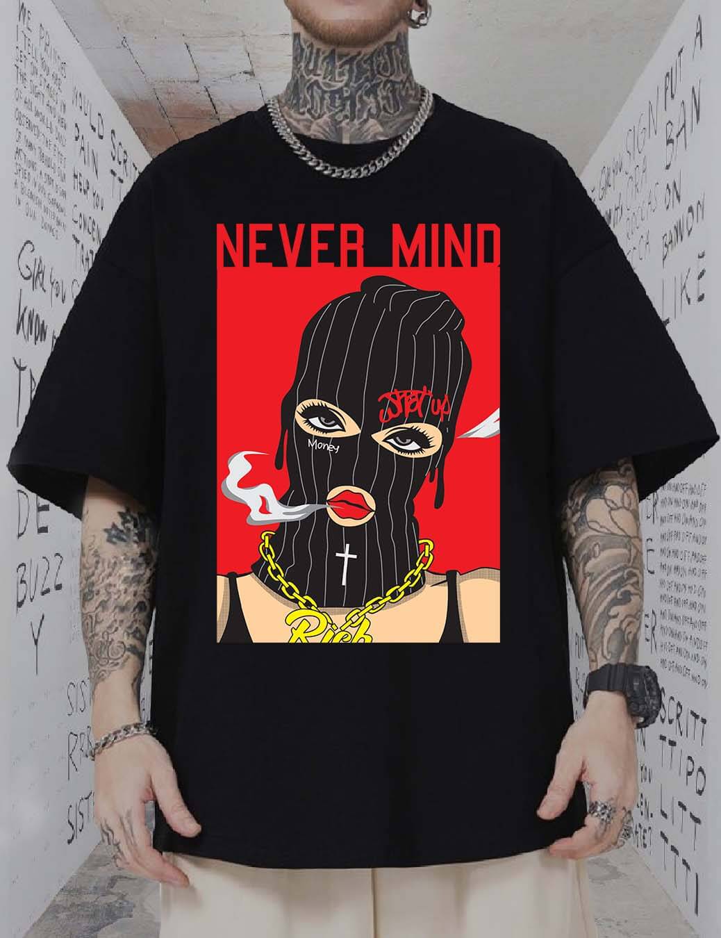 Gangster T Shirt - Oversized T Shirt