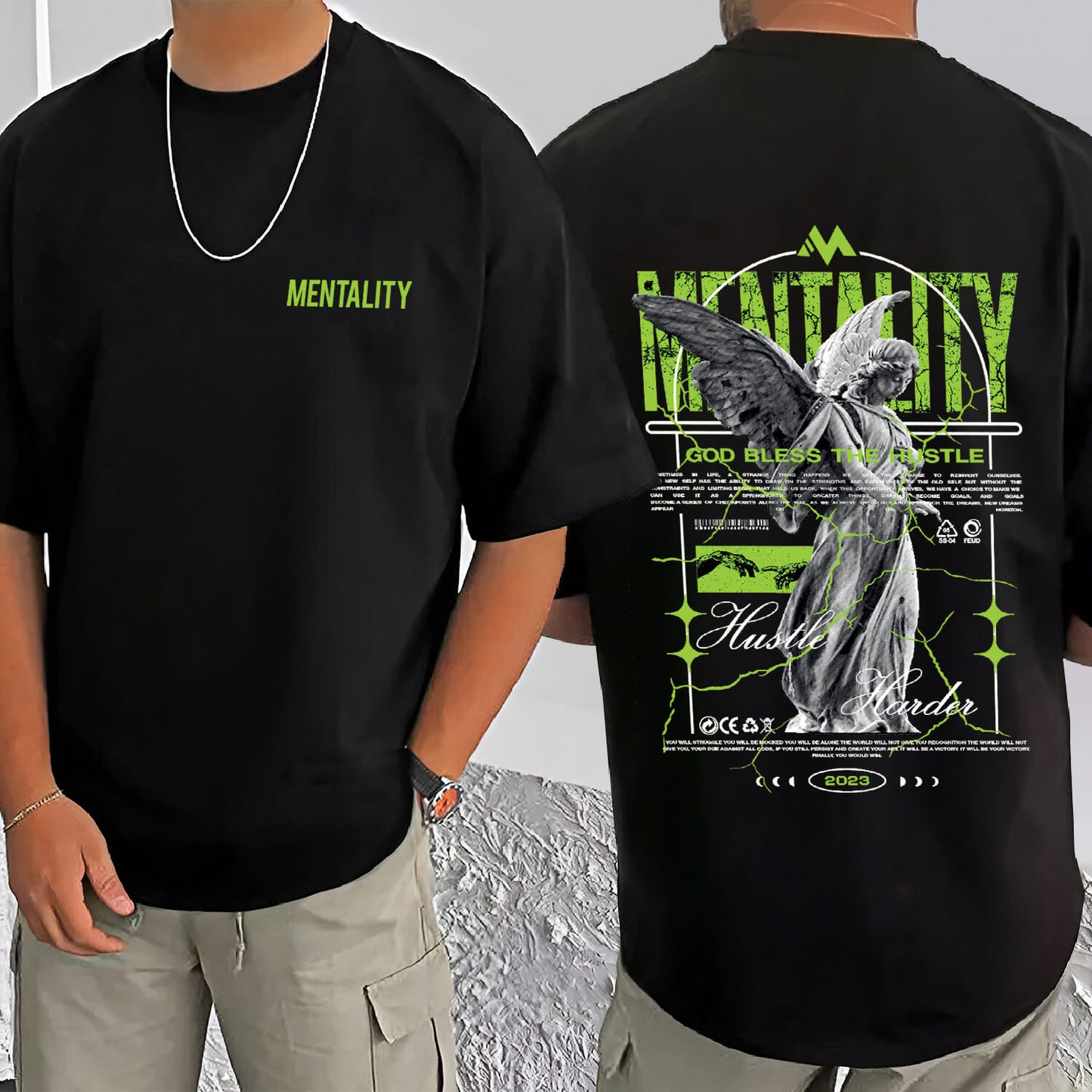 Mentality t shirt-Oversized Tshirt