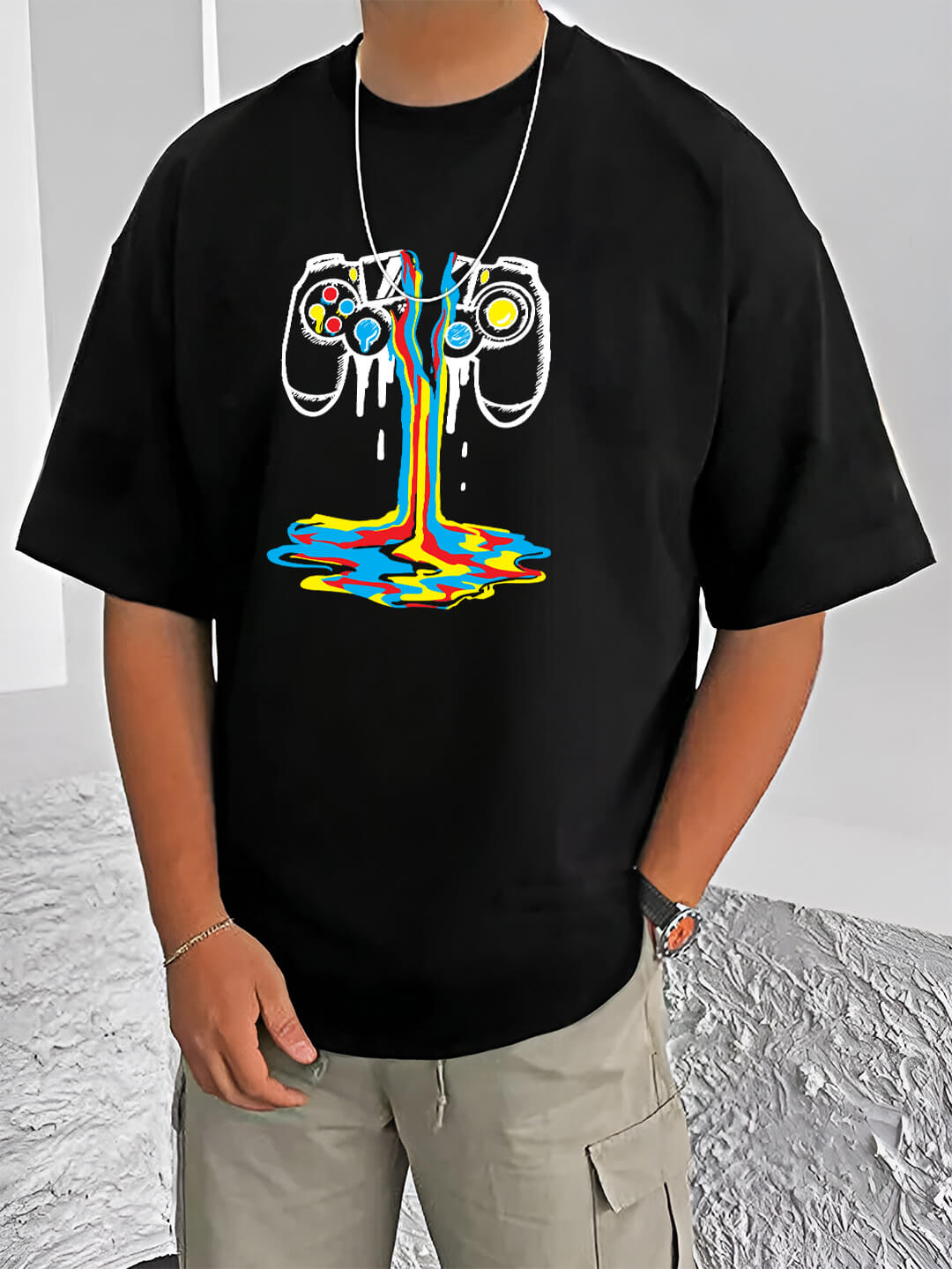 gaming t shirt-Oversized Tshirt