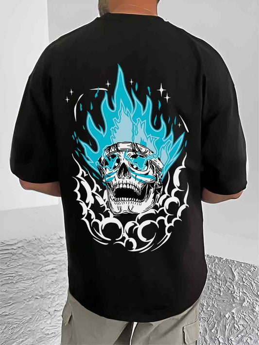 Skull - Oversized T Shirt