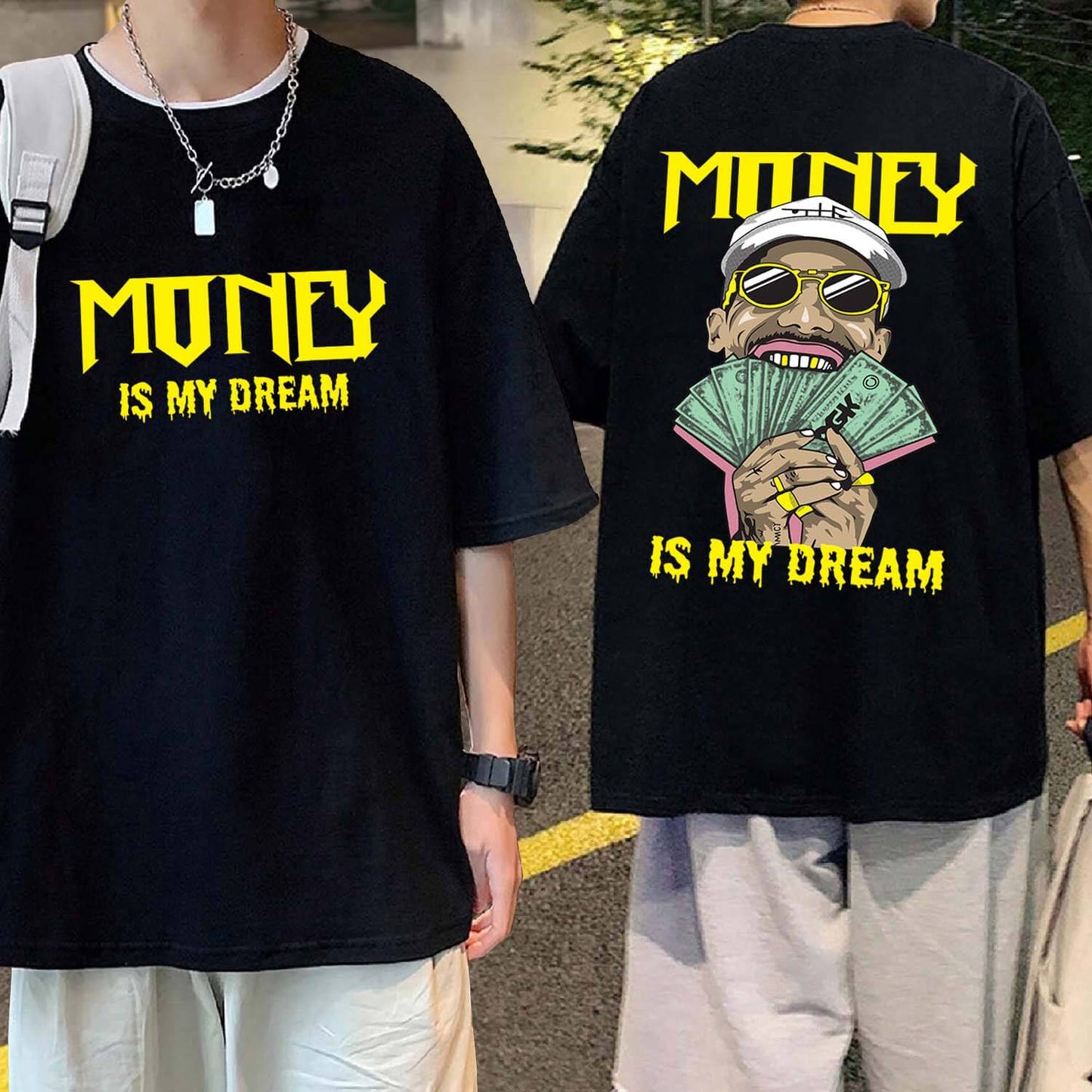 Money T Shirt - Oversized T Shirt