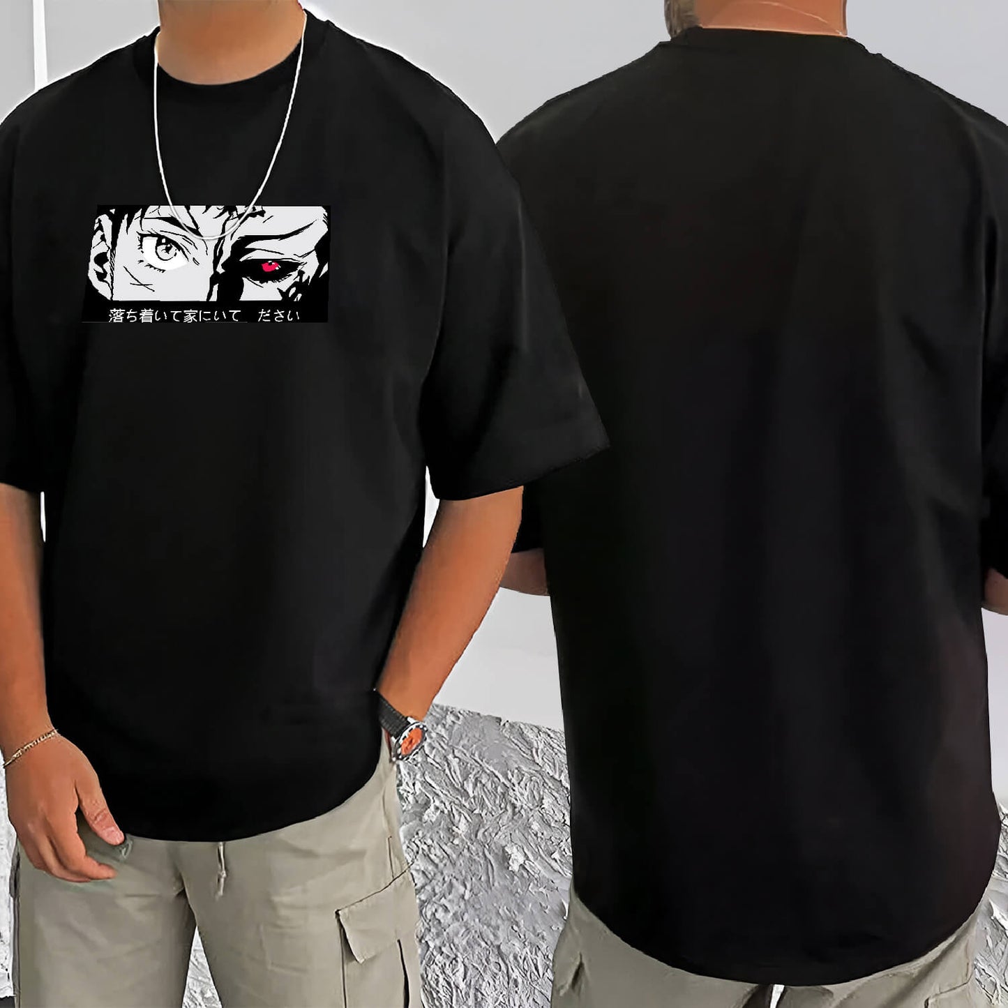 printed t shirt-Oversized Tshirt