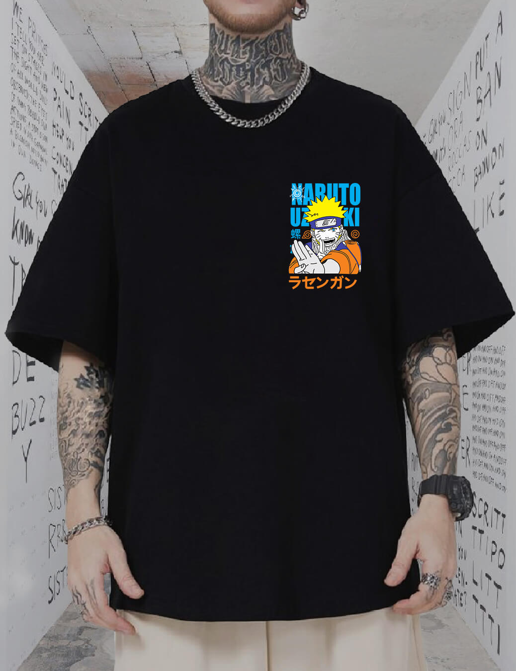 Naruto- Oversized Tshirt