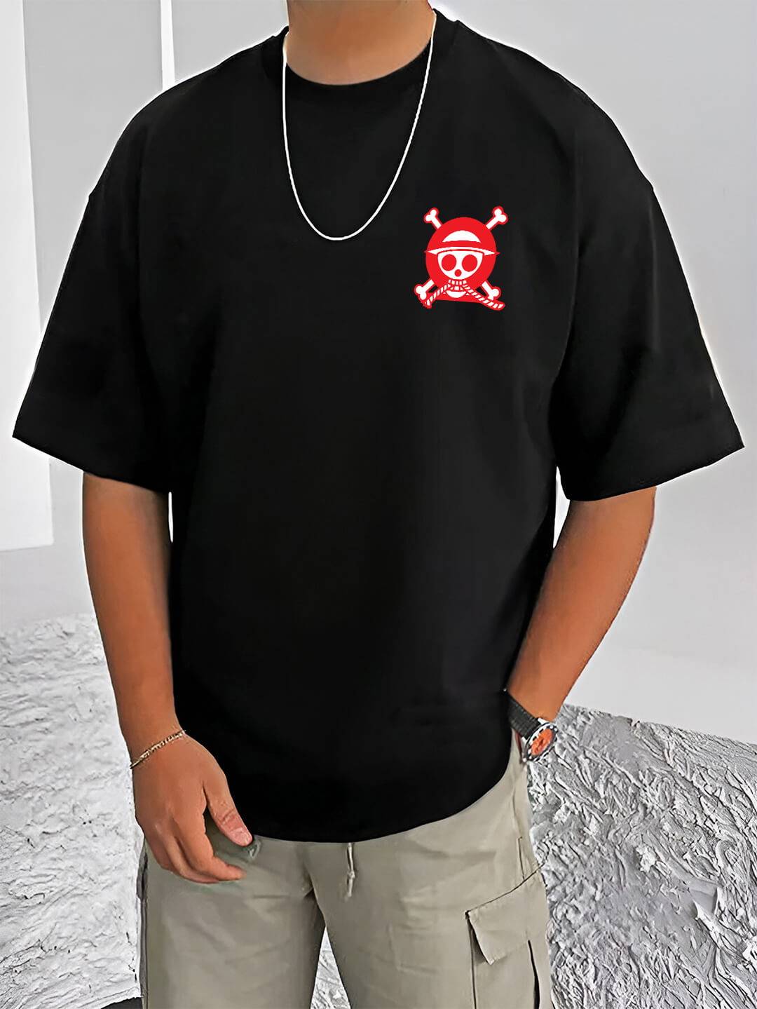 one piece t shirt-Oversized Tshirt