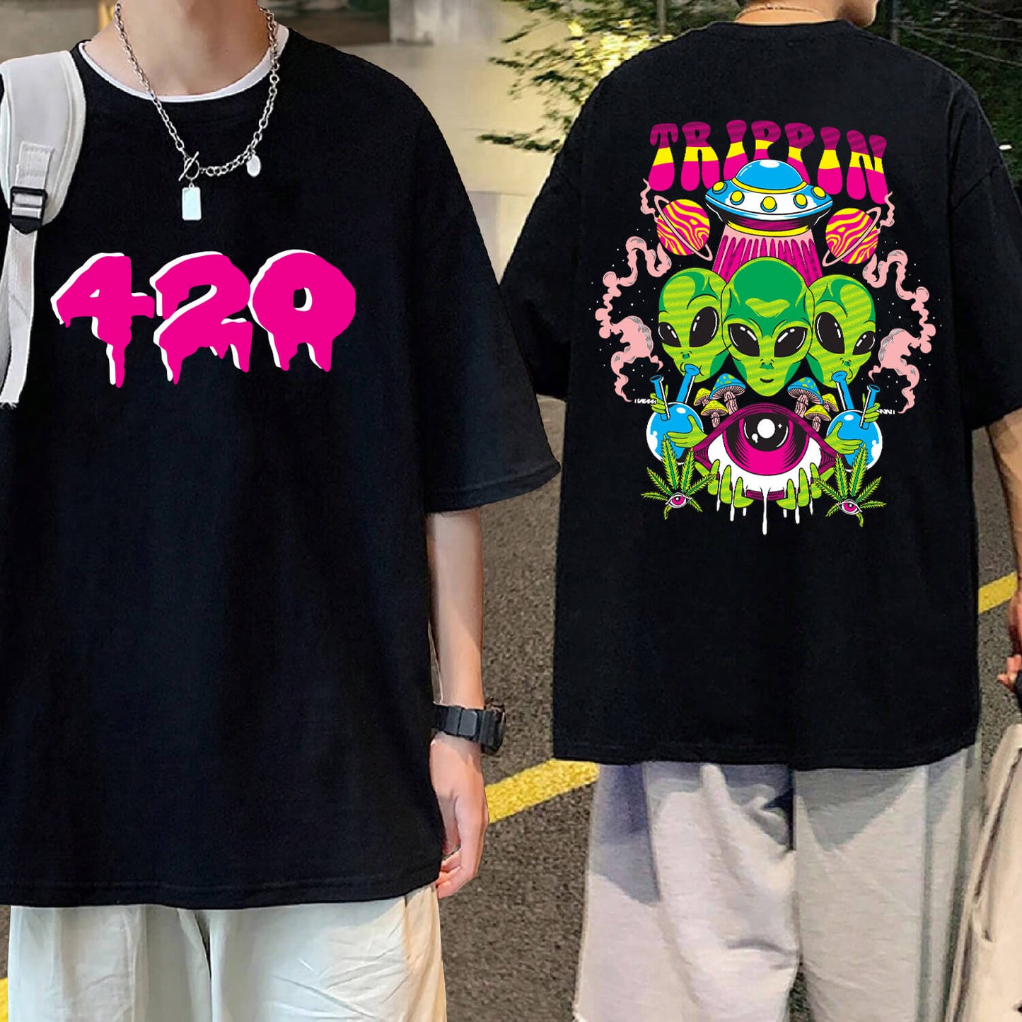 Anime boy - Oversized T shirt