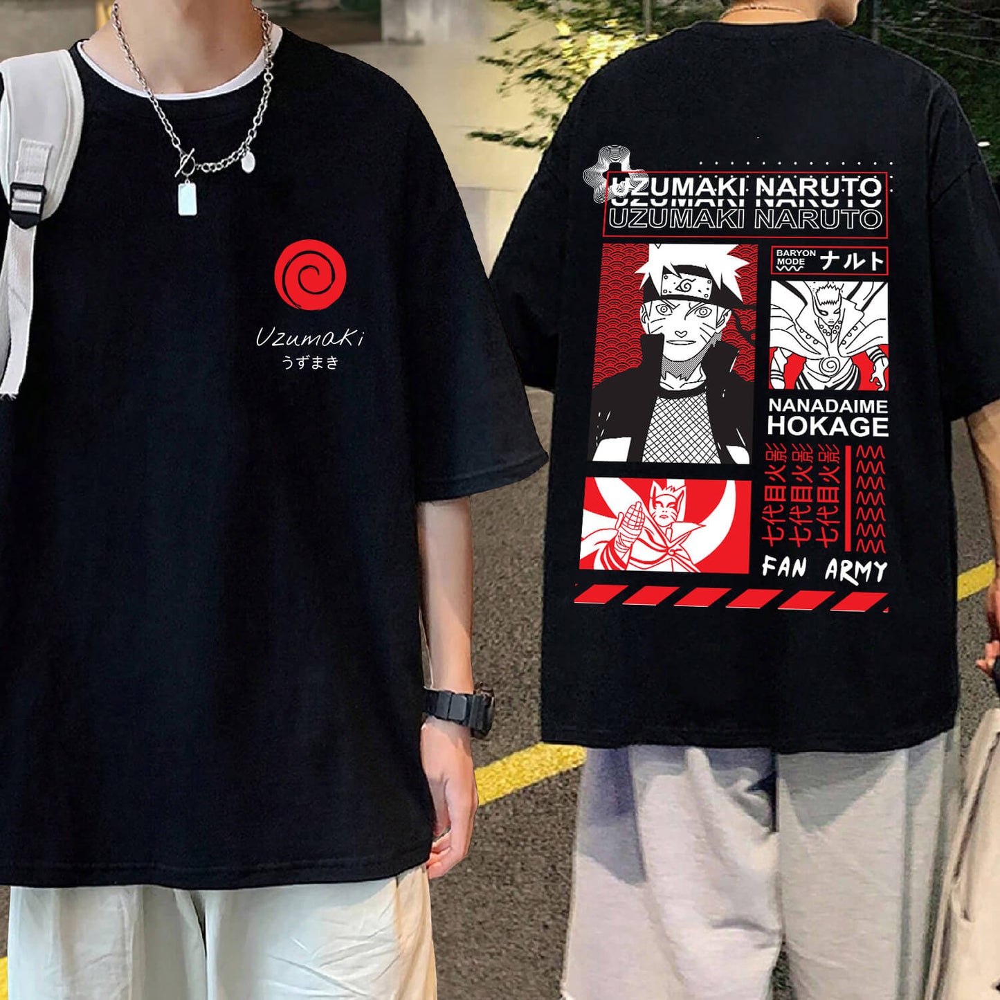 Naruto - Oversized T shirt