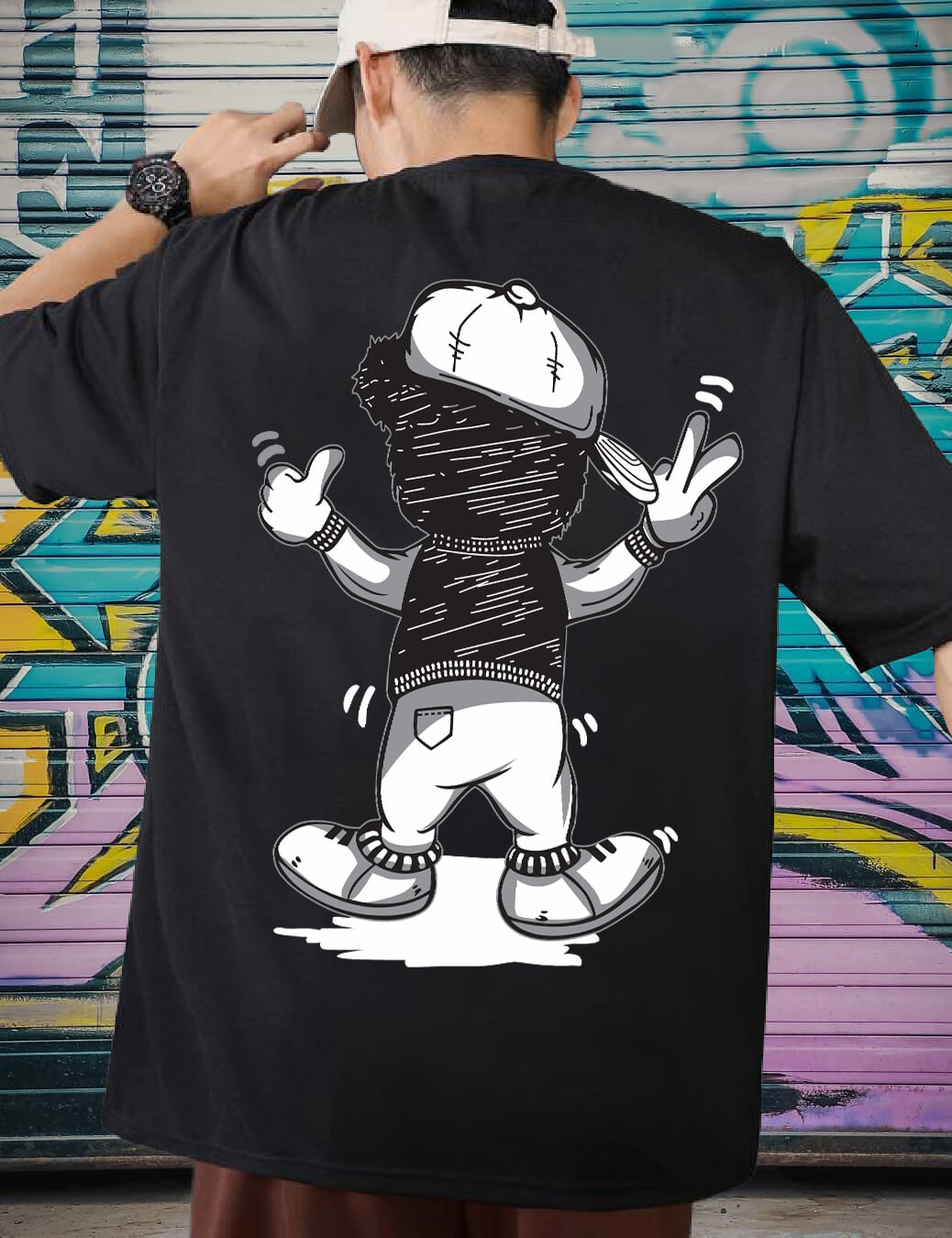 oversized-t-shirt-for-men-anime-printed
