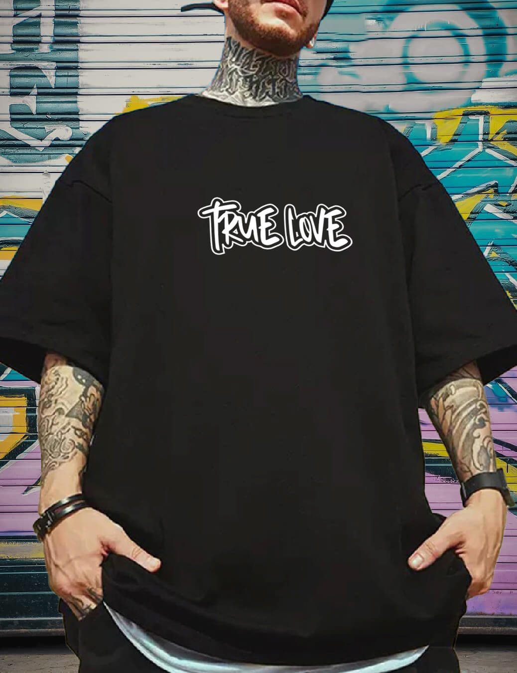 true love t shirt - oversized t shirt