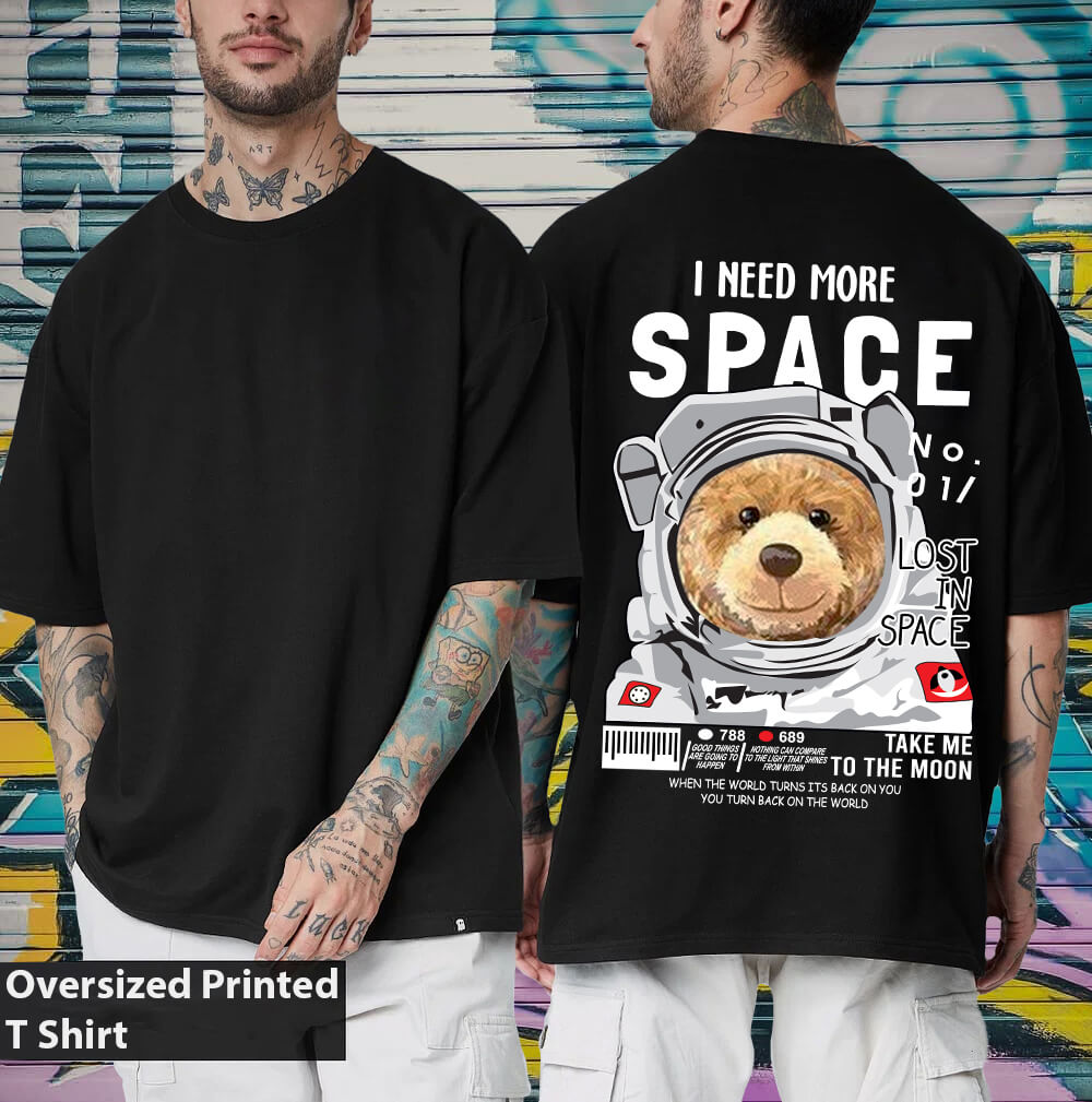 Space Bear - Oversized Tshirt