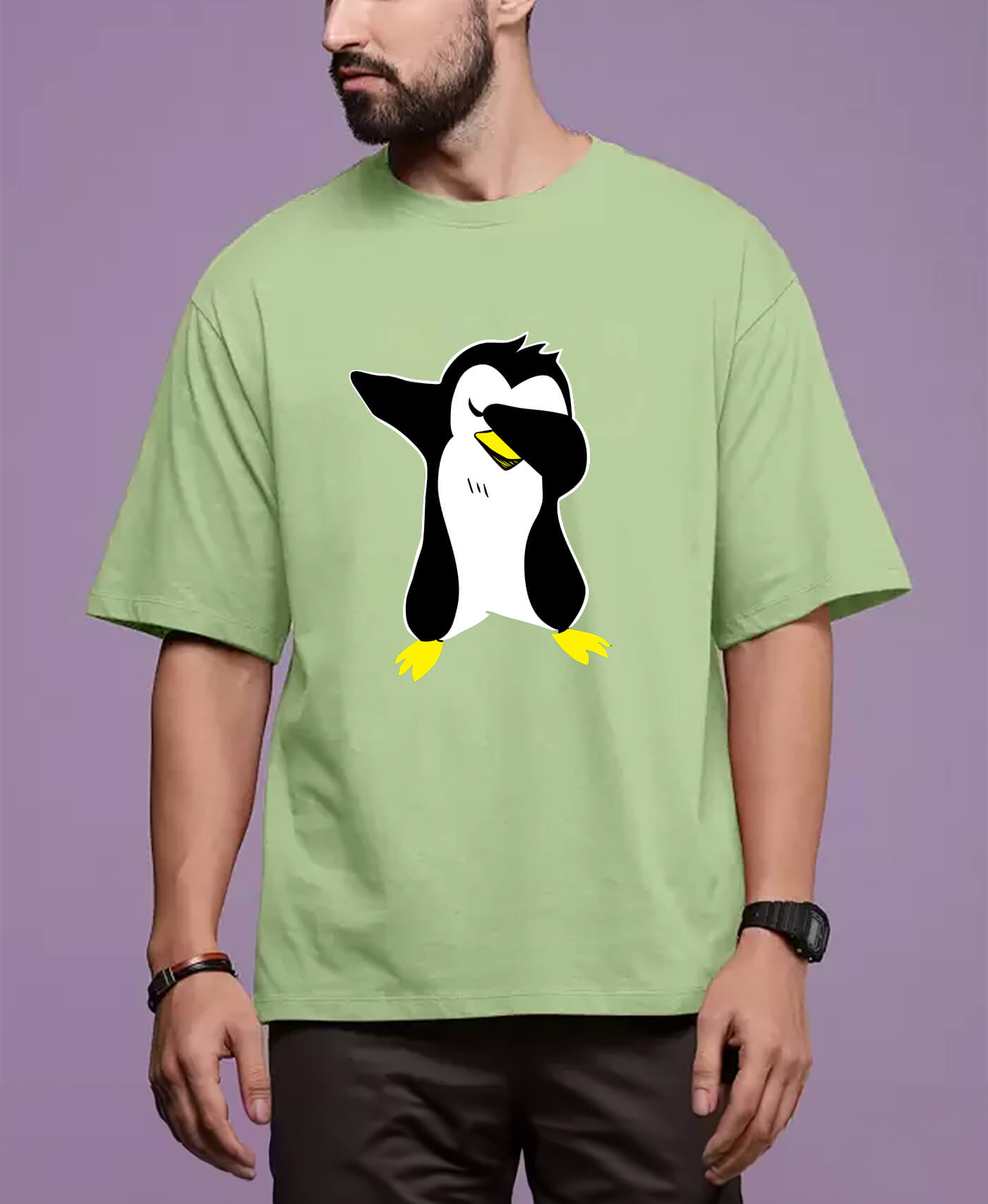 penguin t-shirt-Oversized Tshirt