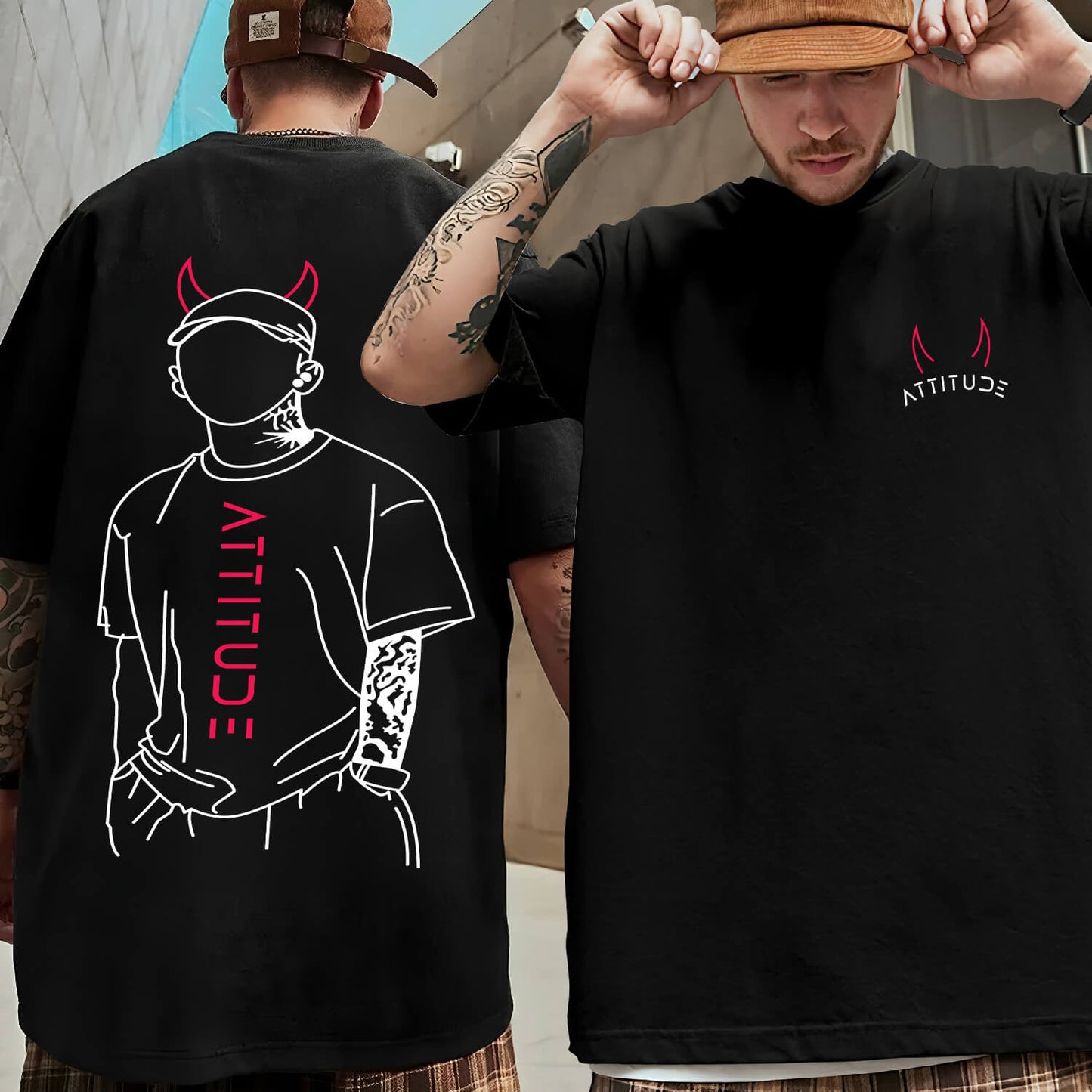 Attitude - Oversized Tshirt