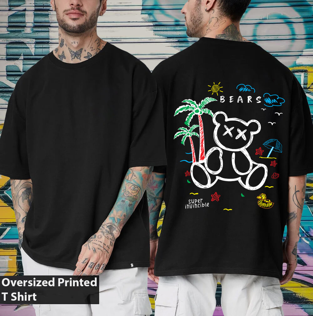 oversized t shirt teddy