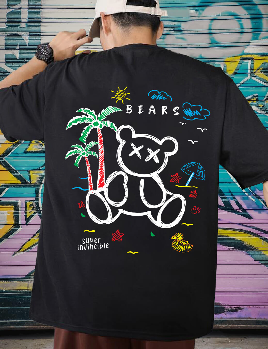 teddy bear oversized t shirt
