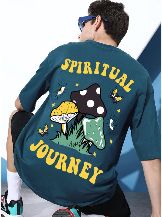 printed t shirt-Oversized T-shirt