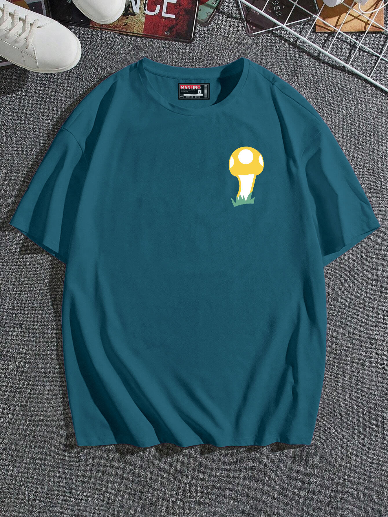 printed t shirt-Oversized T-shirt
