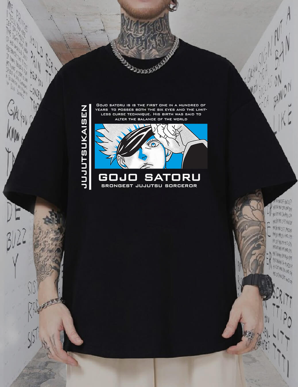 Gojo tshirt - Oversized T shirt