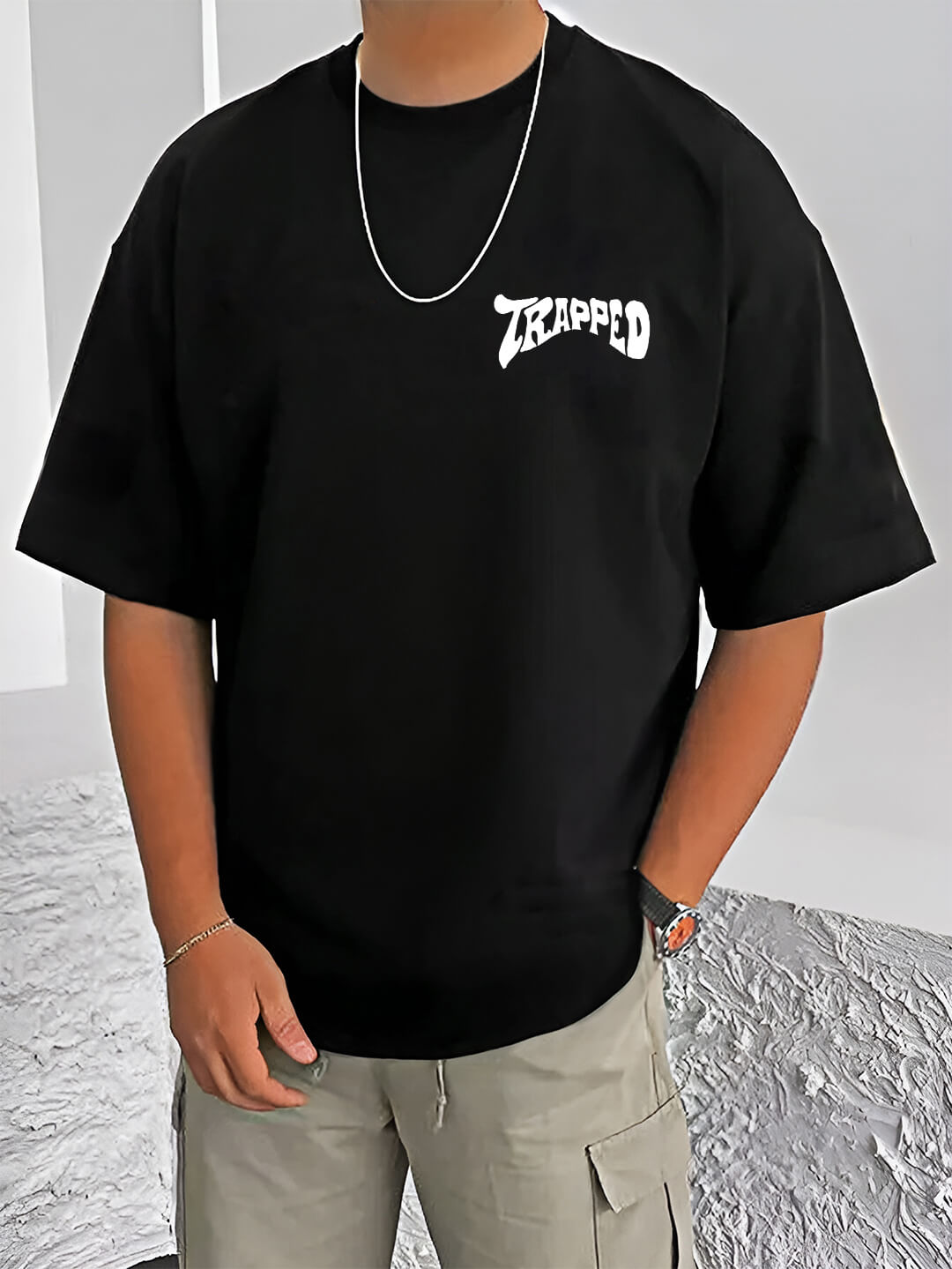 skull t shirt-Oversized Tshirt