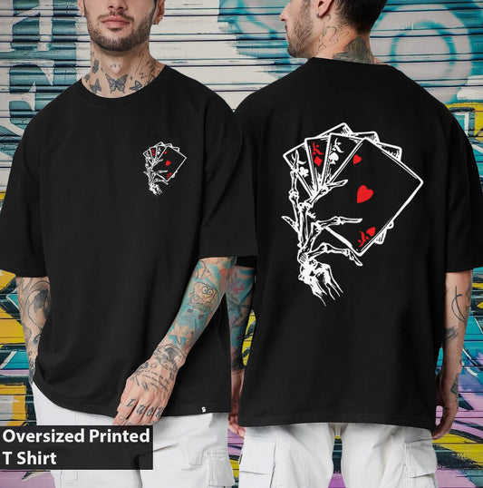 Card Tshirt - Oversized T Shirt