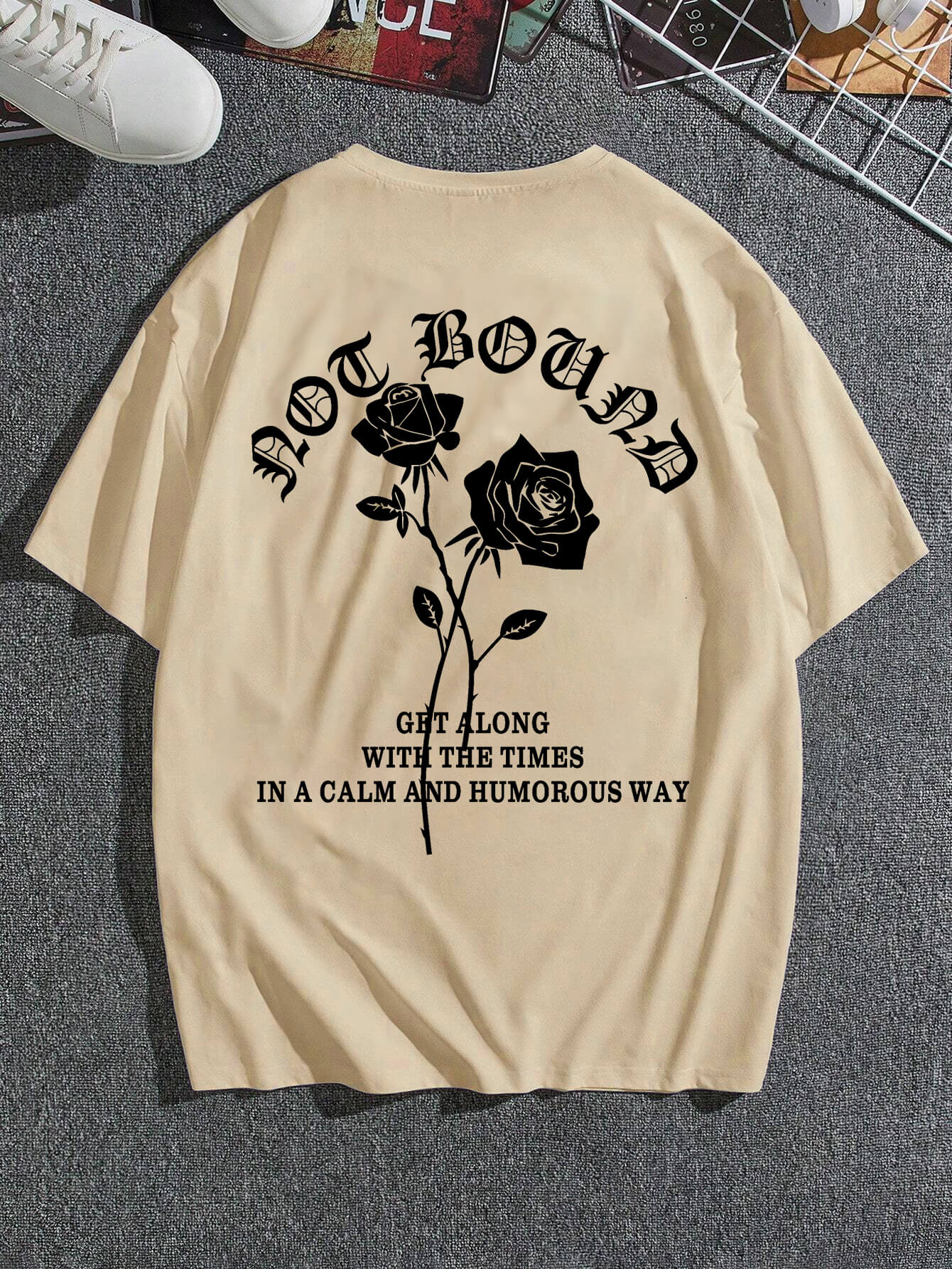 rose tshirt - Oversized T shirt