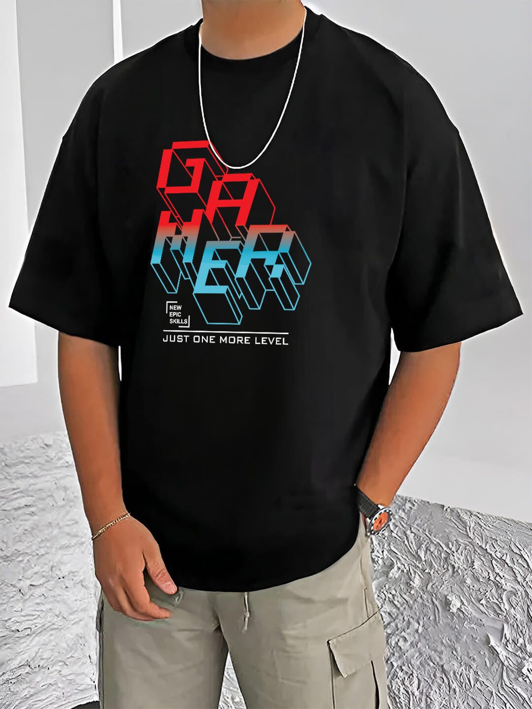 gaming t shirt-Oversized Tshirt