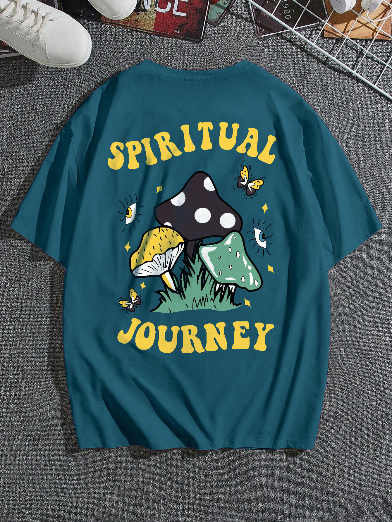 printed t shirt-Oversized T-shirt