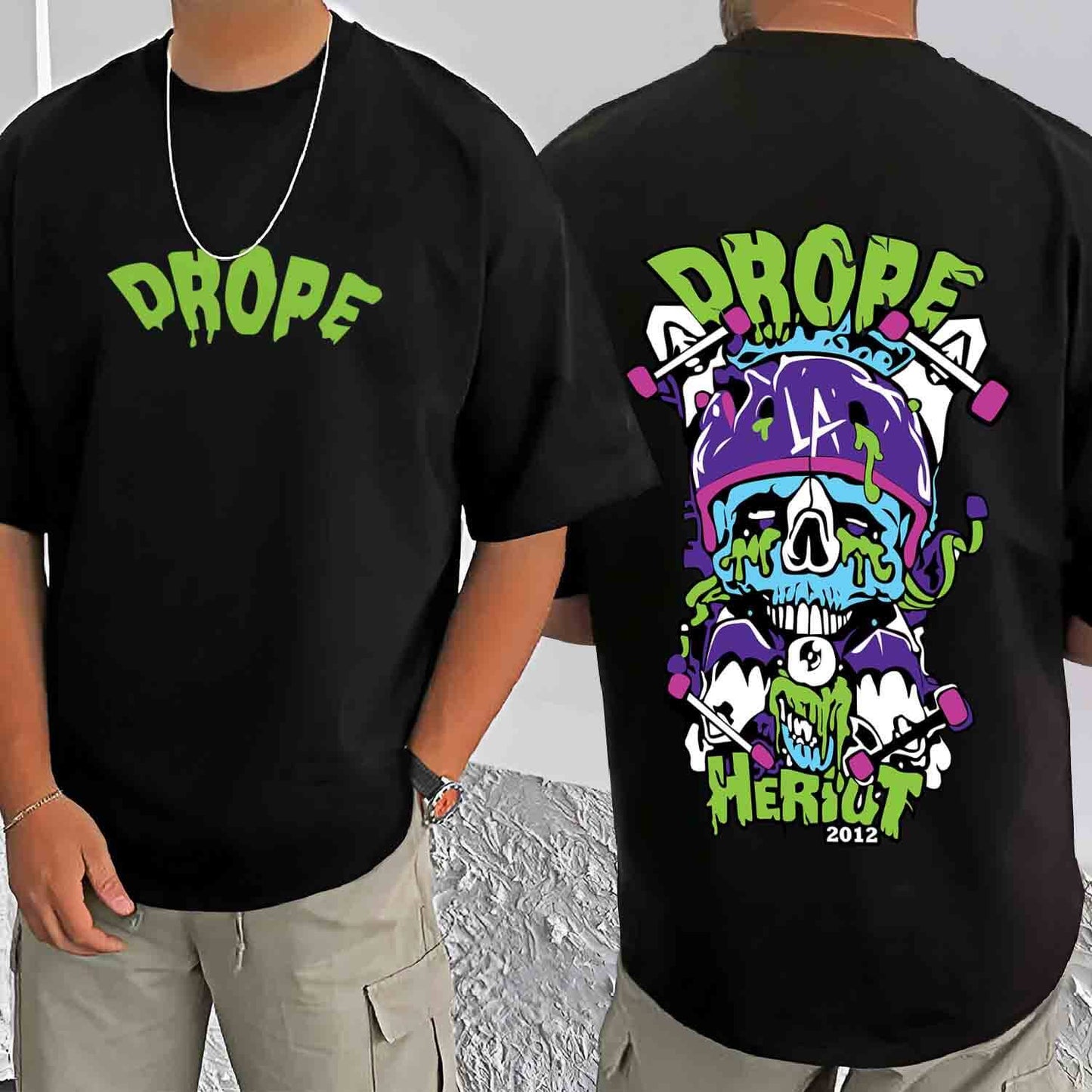 Drope T Shirt - Oversized T Shirt