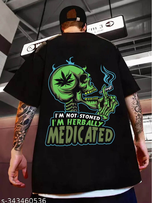 Smokin-Skull - Oversized Tshirt