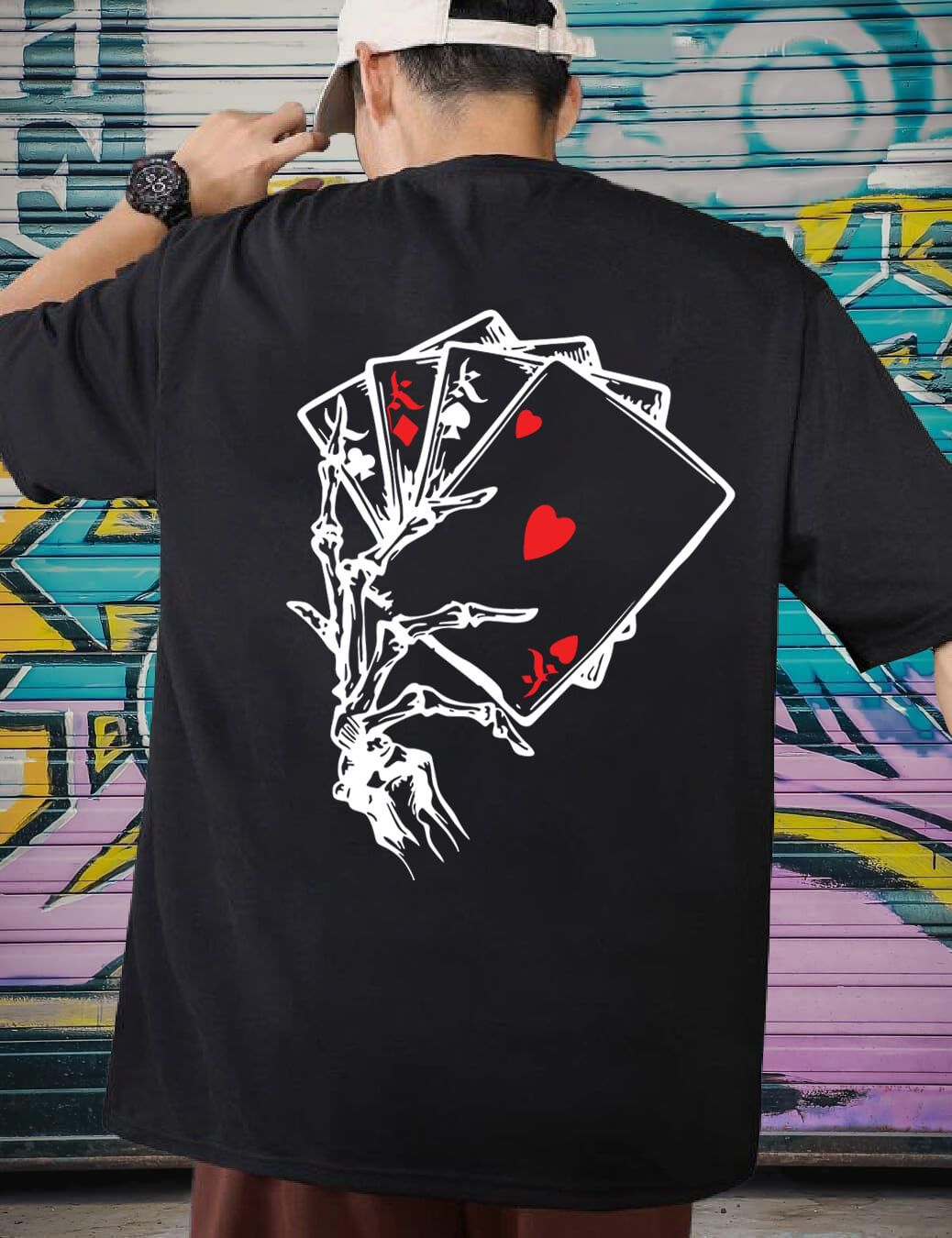 Card Tshirt - Oversized T Shirt