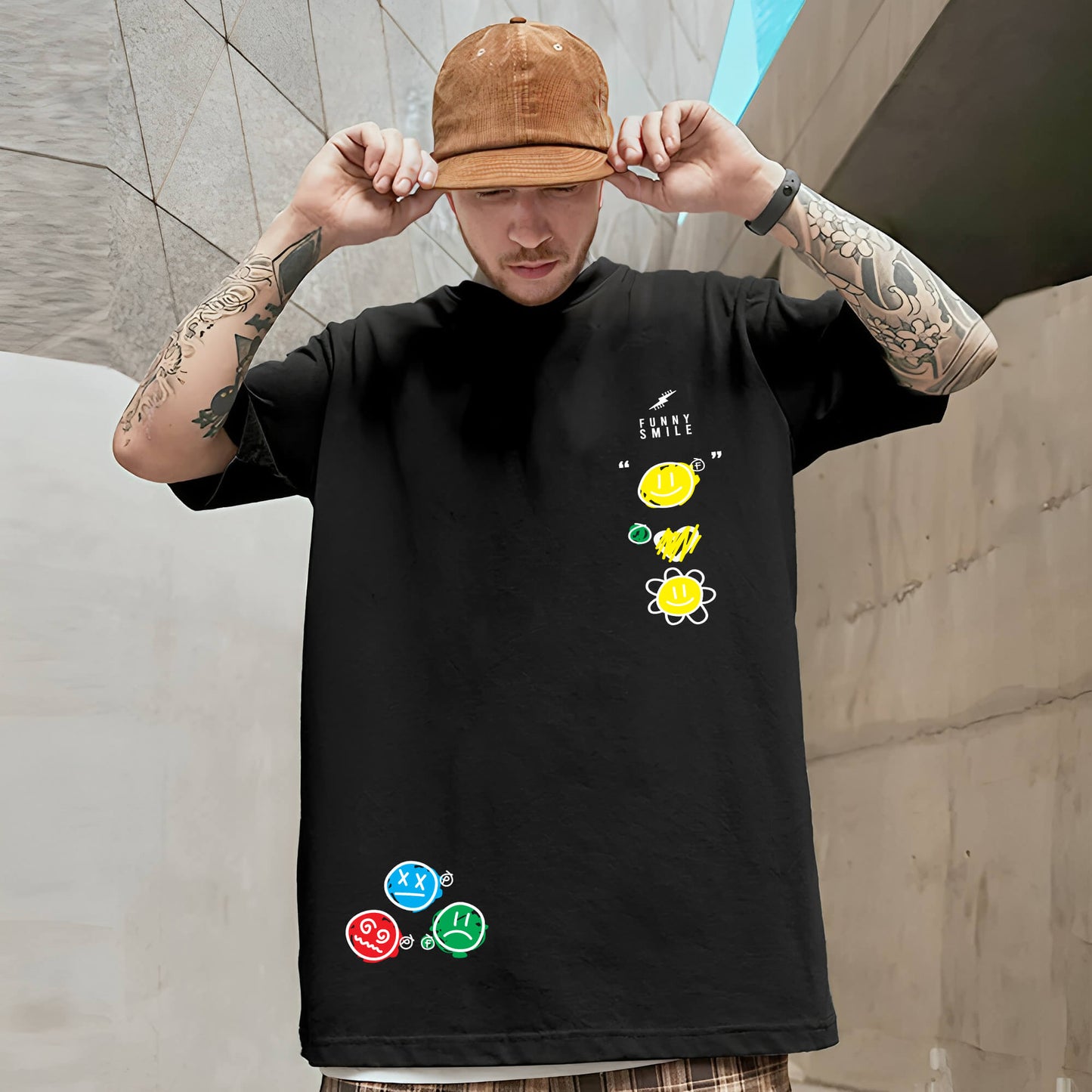 Smile Mood - Oversized Tshirt