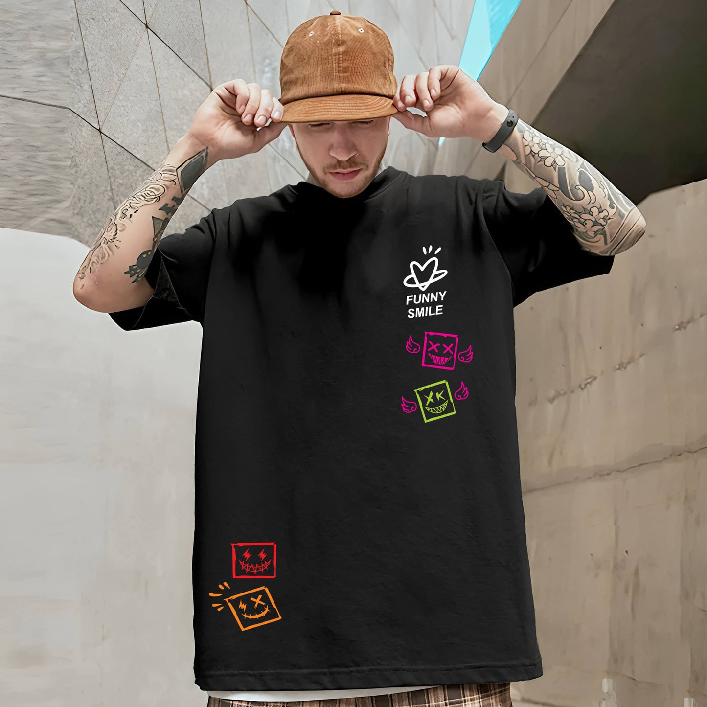 Smile Mood - Oversized Tshirt