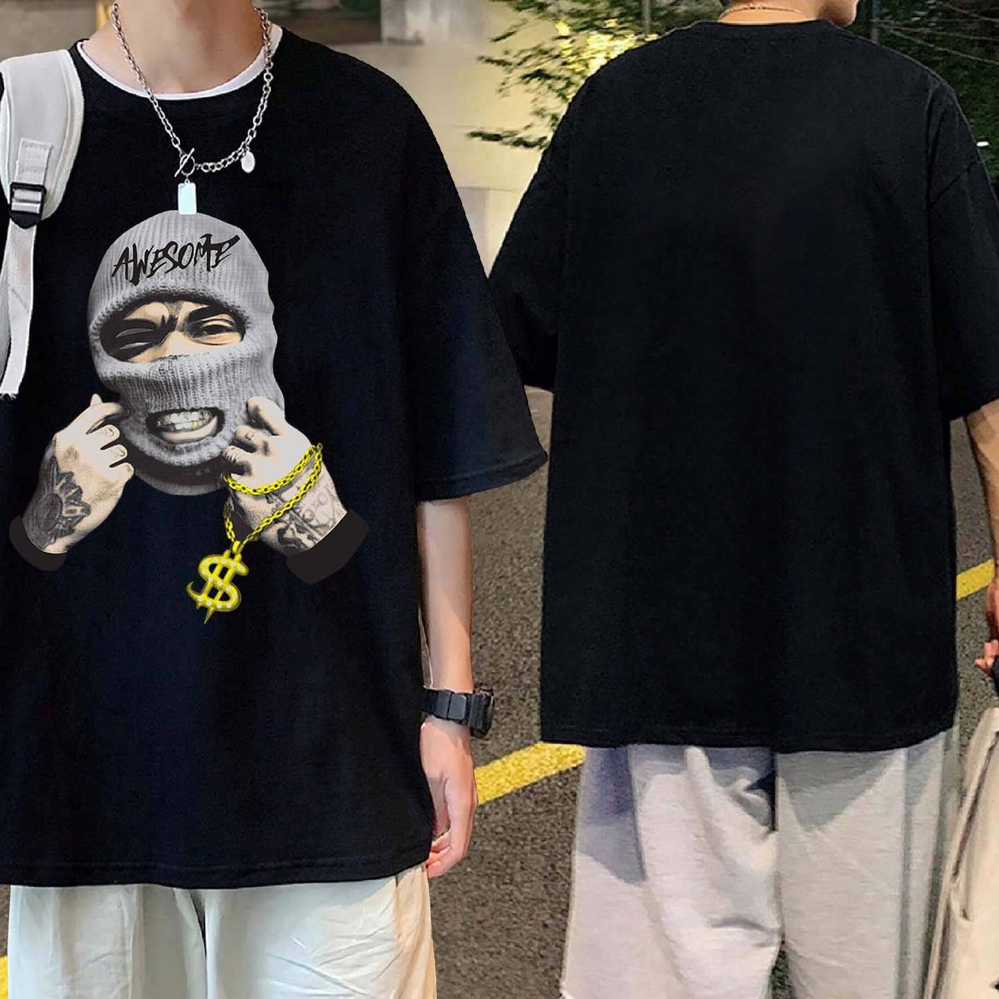 Gangster T Shirt - Oversized T Shirt