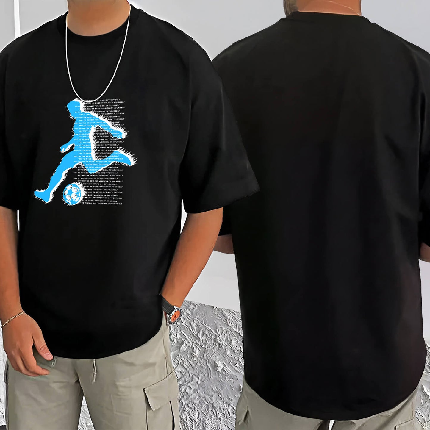 football tshirt-Oversized Tshirt