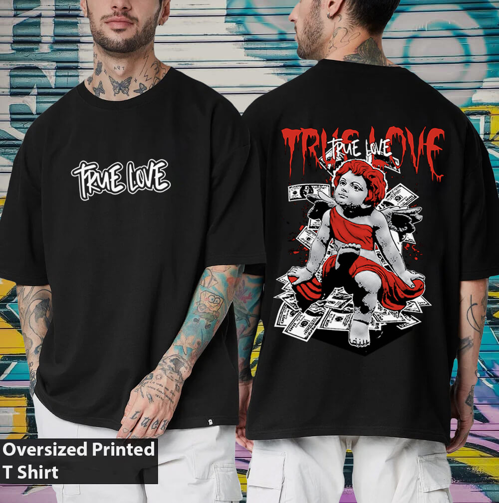 true love t shirt - oversized t shirt
