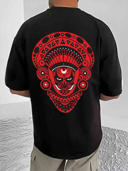 Devil Face- Oversized T Shirt