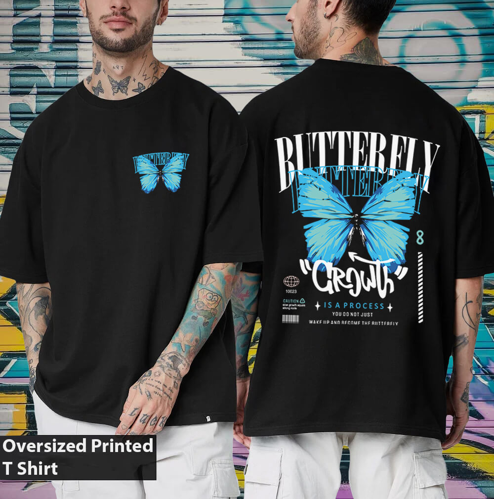 butterfly tshirt- oversized t shirt