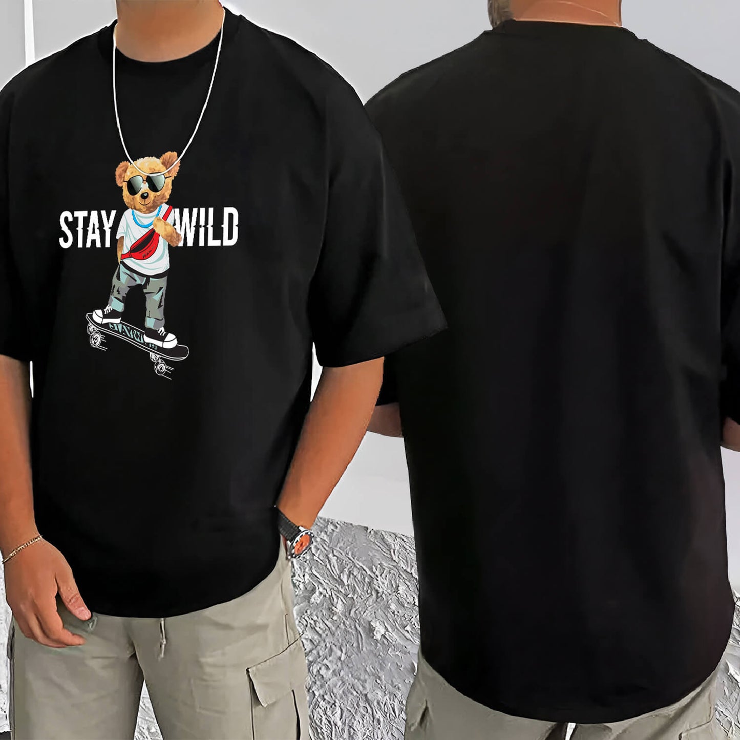 teddy bear - Oversized T shirt